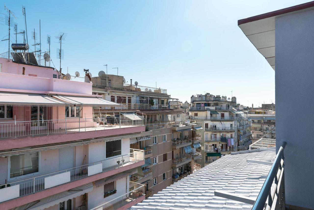 Ferienwohnung Penthouse Level 8, Nilie Hospitality Mgmt Thessaloniki Exterior foto