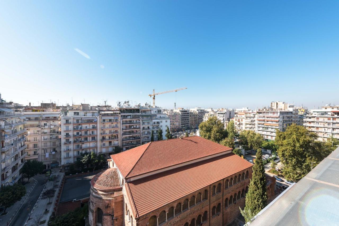 Ferienwohnung Penthouse Level 8, Nilie Hospitality Mgmt Thessaloniki Exterior foto