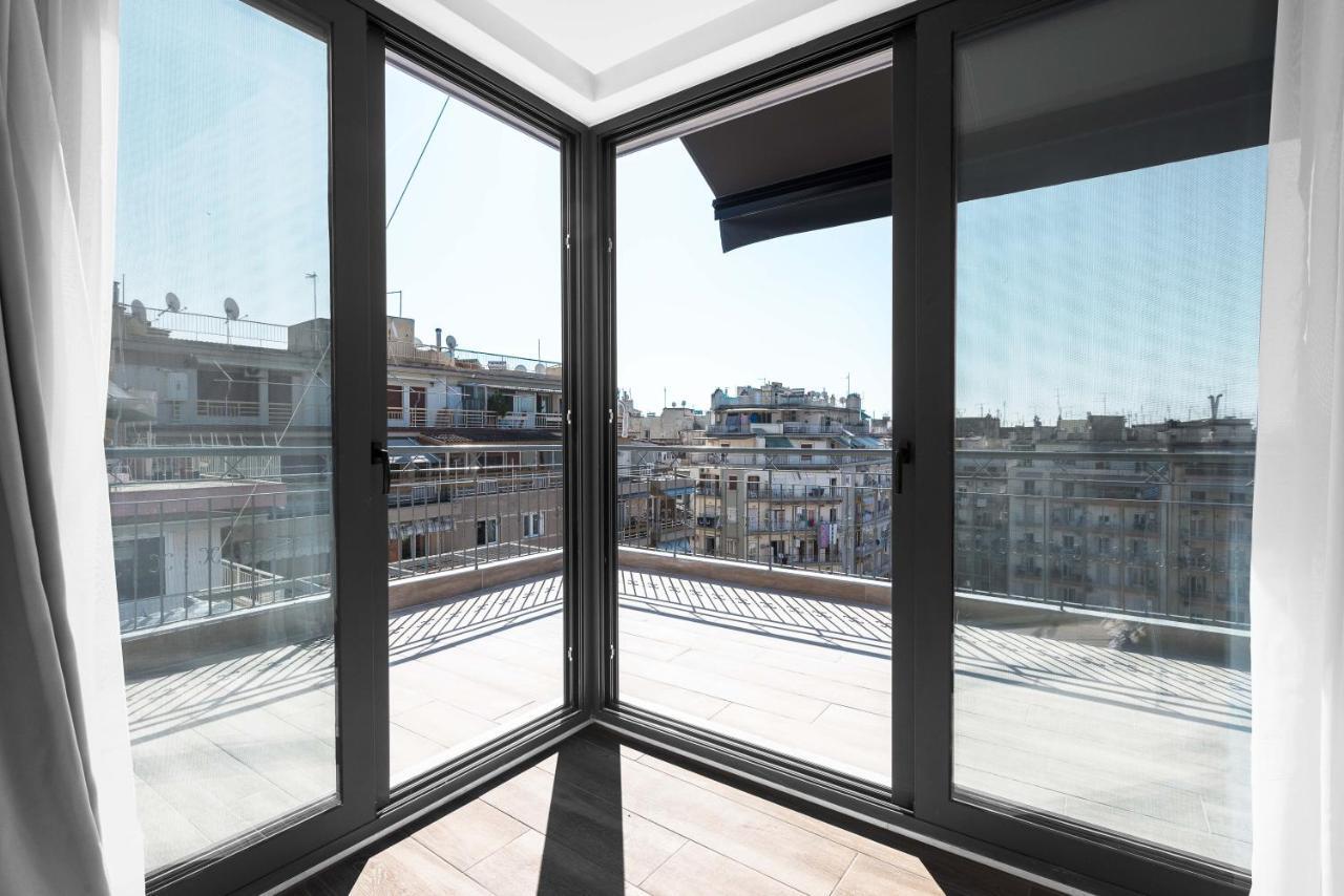 Ferienwohnung Penthouse Level 8, Nilie Hospitality Mgmt Thessaloniki Exterior foto